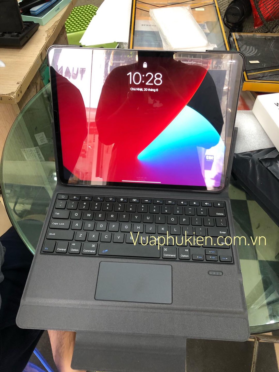 Bao Da Ban Phim Dux Ducis Wireless Keyboard Trackpad Cho Ipad 2020 2021 2022 (8)
