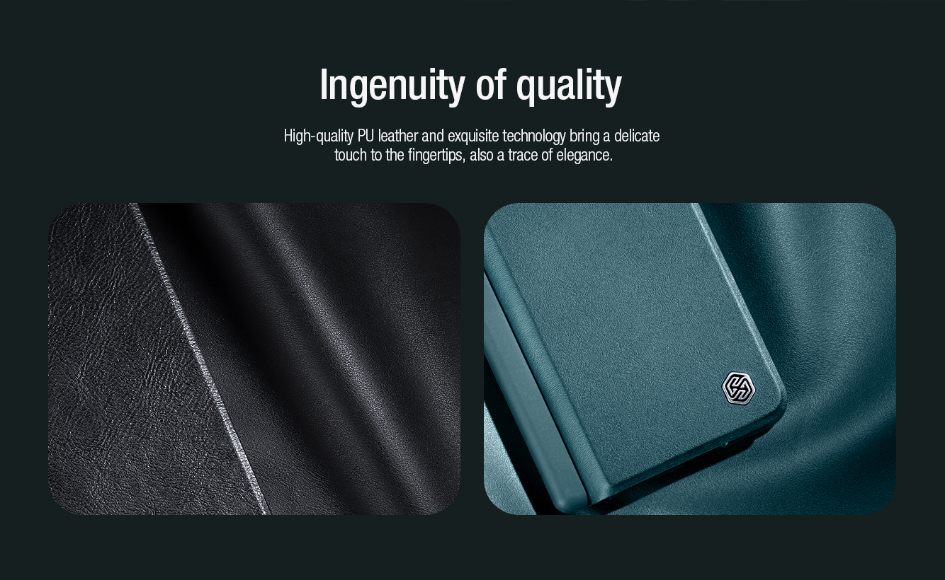 Bao Da Galaxy Z Fold 3 Fold3 Nillkin Qin Pro Leather (3)