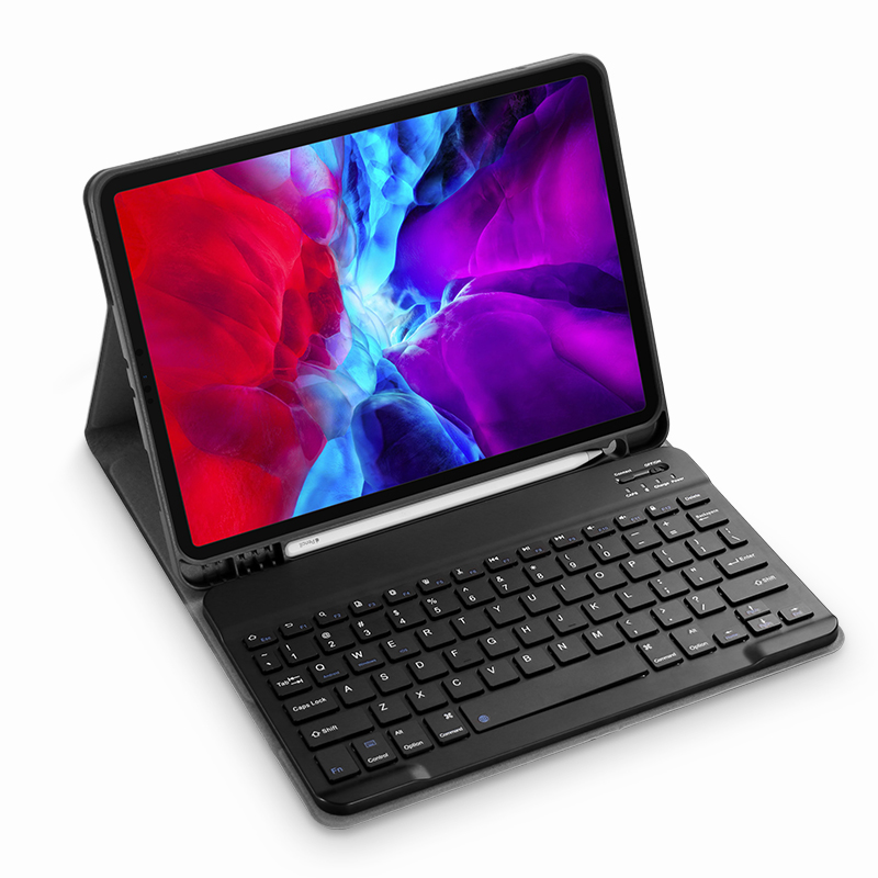Bao Da Ipad 11 Inch 2018 2020 2021 2022 Smart Keyboard Kem Ban Phim Bluetooth Co Khay Dung But (2)