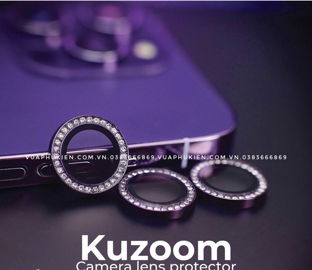 Vien Lens Diamond Premium Bao Ve Camera Iphone Kuzoom Co Khung Dan Iphone 14 14 Plus Cao Cap (2)