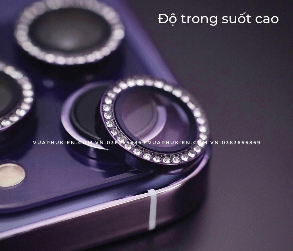 Vien Lens Diamond Premium Bao Ve Camera Iphone Kuzoom Co Khung Dan Iphone 14 Pro Cao Cap (1)