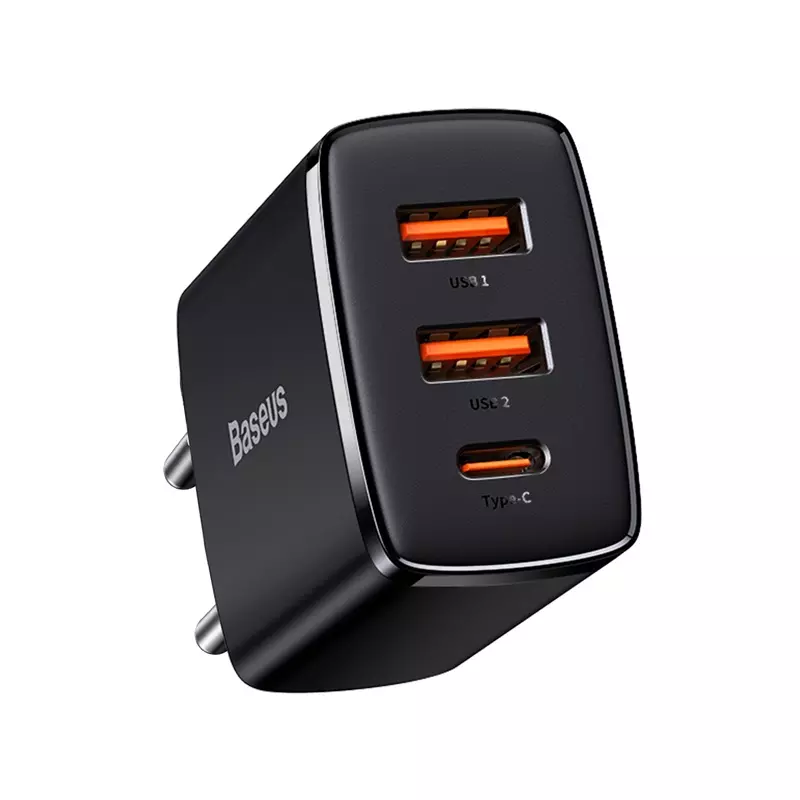 Cu Sac Nhanh Sieu Nho Gon Baseus Compact Quick Charger 30wusb Dual Port Type C30w Pd Qc3 0 Multi Quick Charge Support (7)