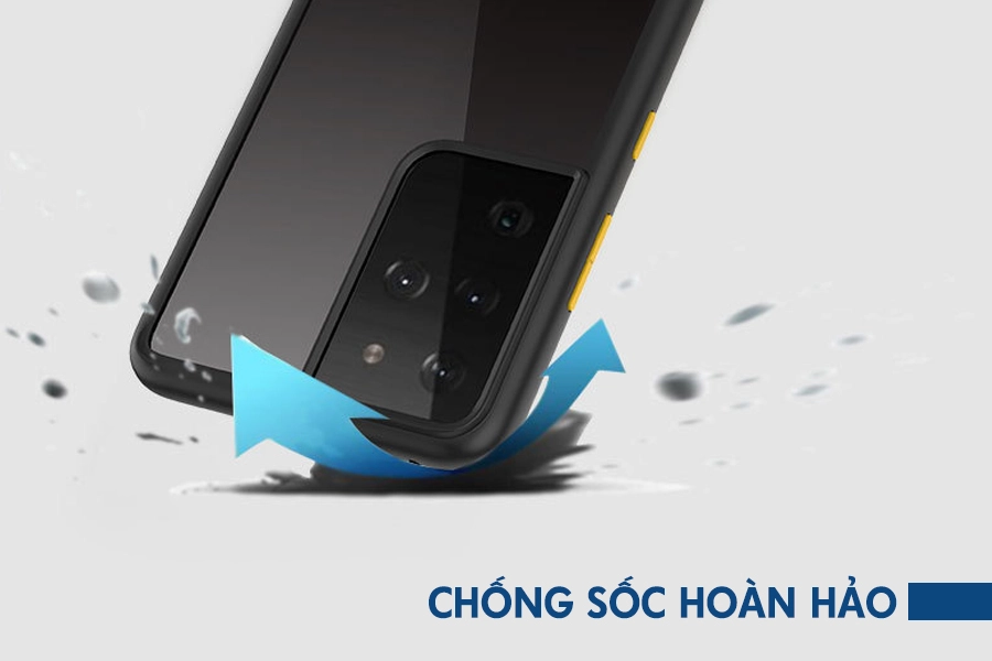 Op Lung Chong Soc Trong Suot Vien Mau Likgus Samsung Galaxy S21 S21 Plus S21 Ultra Cao Cap (5)