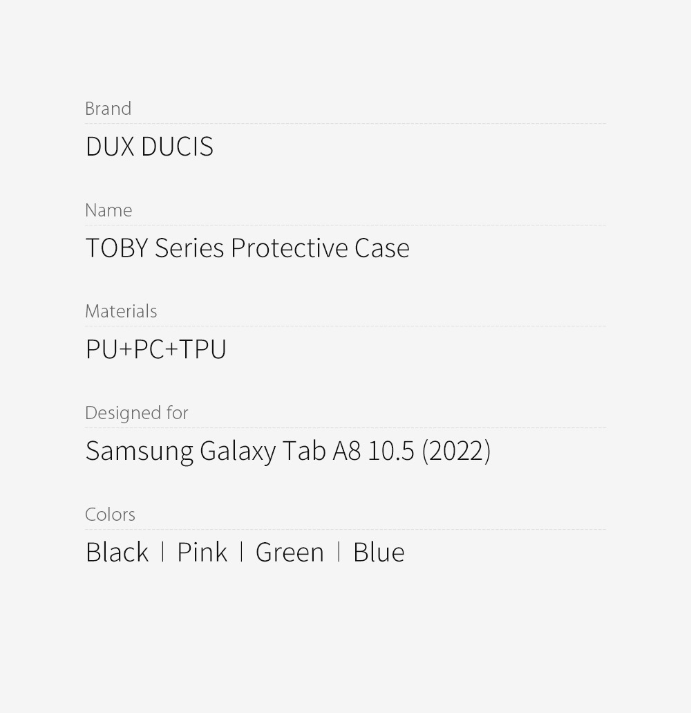Bao Da Dux Ducis Toby Case Samsung Tab A8 2022 10 5 Inch X200 X205 Chinh Hang (16)