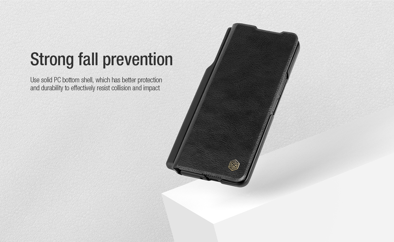 Bao Da Galaxy Z Fold 3 Fold3 Nillkin Qin Pro Leather (9)