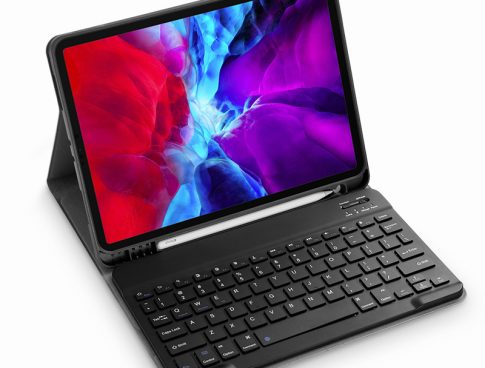 Bao Da Ipad 11 Inch 2018 2020 2021 2022 Smart Keyboard Kem Ban Phim Bluetooth Co Khay Dung But (2)