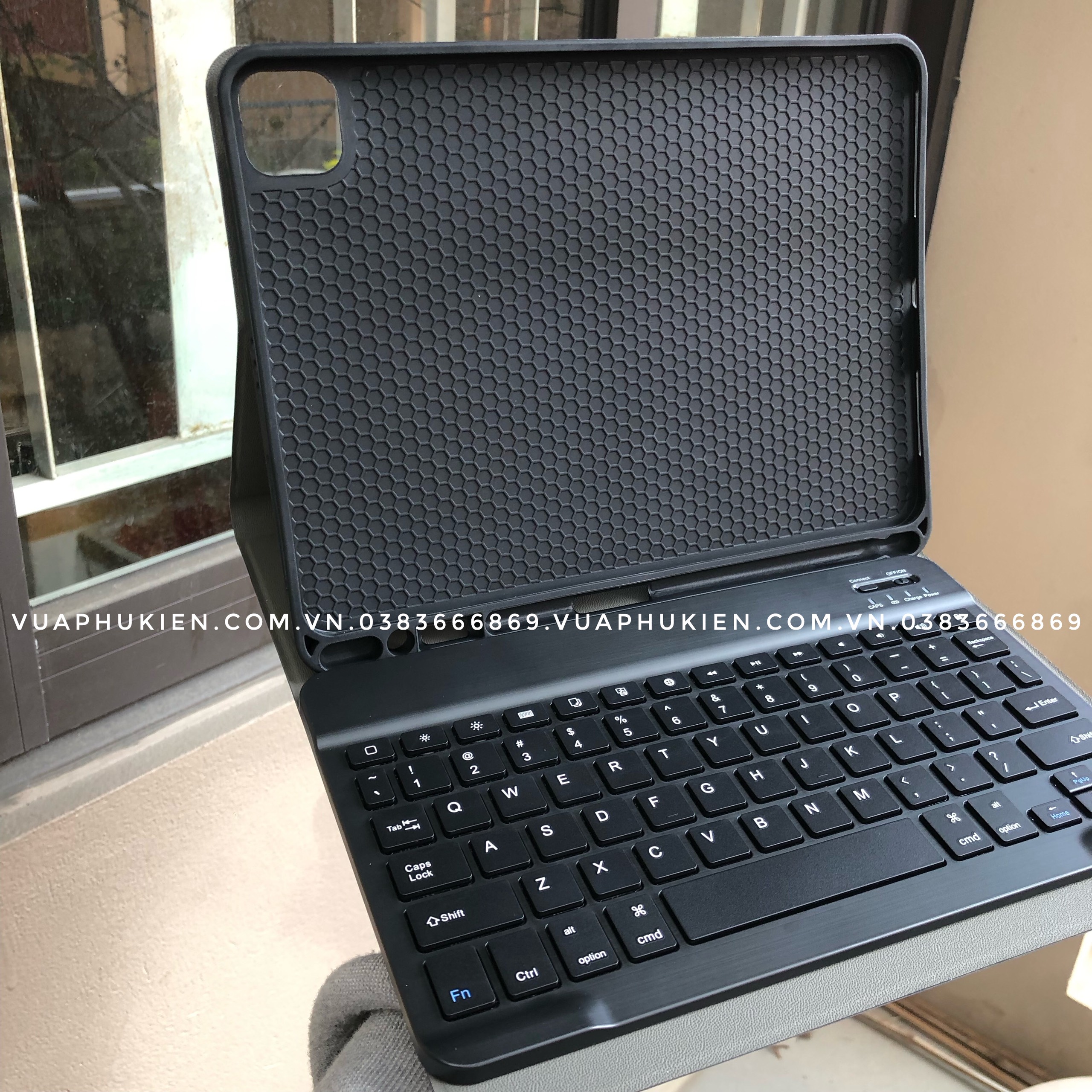 Bao Da Ipad 11 Inch 2018 2020 2021 2022 Smart Keyboard Kem Ban Phim Bluetooth Co Khay Dung But (7)