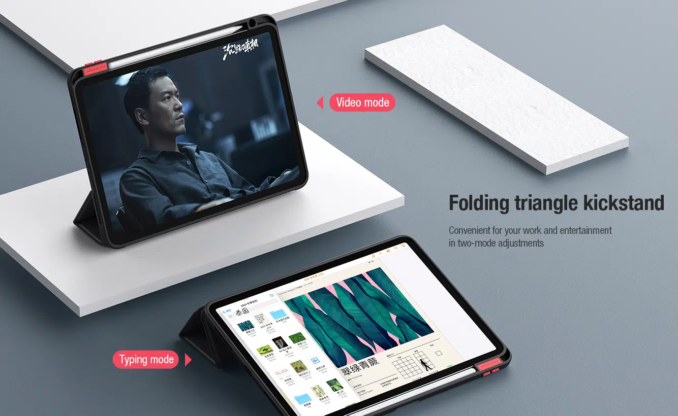 Bao Da Ipad Pro 11 Inch 2018 2020 2021 2022 Bevel Leather Case Chinh Hang Nillkin (5)