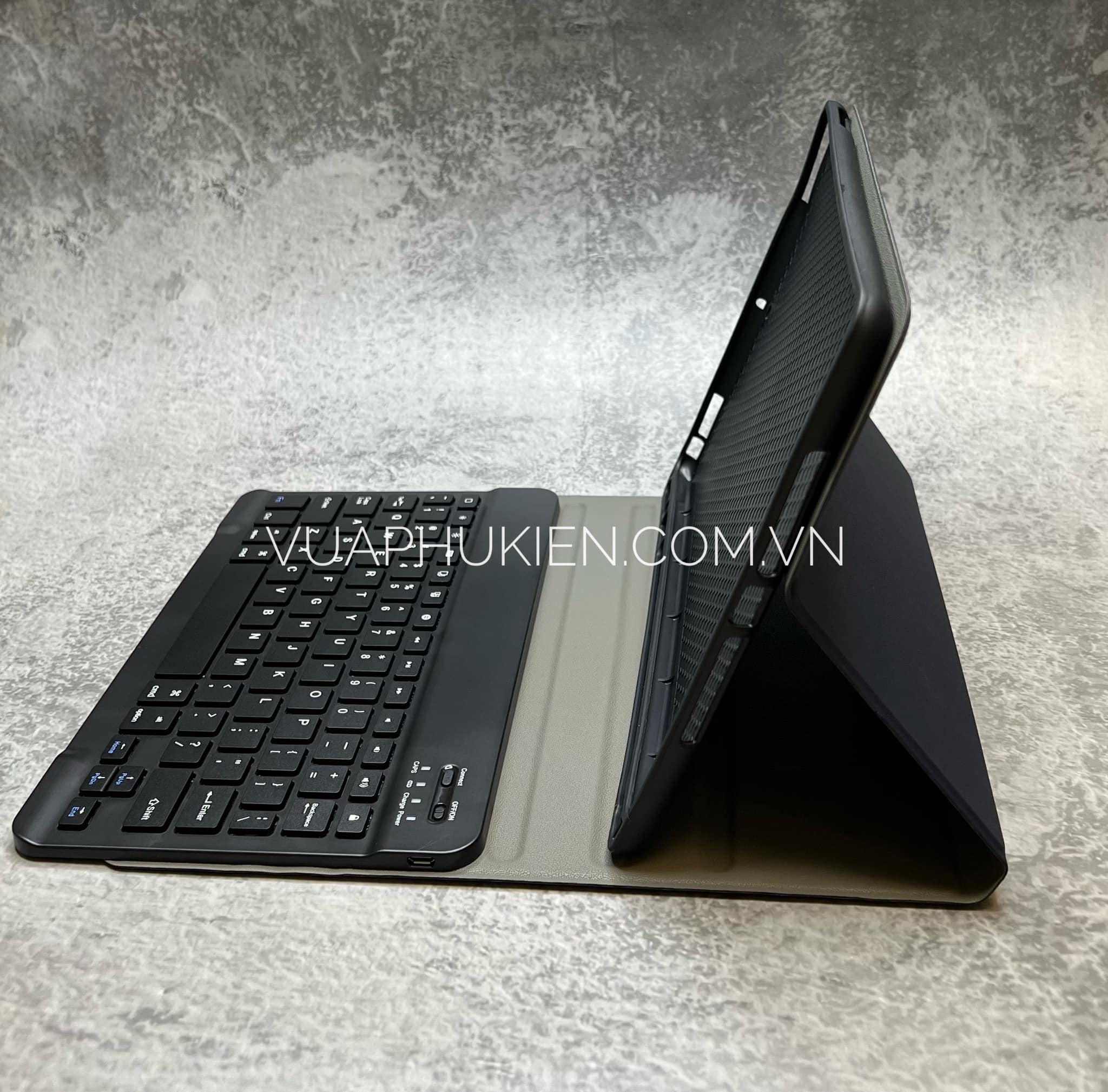 Bao Da Kem Ban Phim Bluetooth Samsung Tab Ipad Smart Keyboard (5)