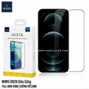 Kính cường lực iPhone 13, 13 Pro, 13 Pro Max Chính hãng WIWU iVista bảo vệ màng loa