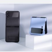Ốp lưng da Nillkin Qin Vegan Leather Case Galaxy Z Flip 3 (Flip3) có giá đỡ