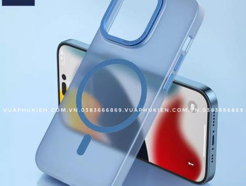 Op Lung Nham Magsafe Wiwu Ultra Thin Slim Case Cho Iphone 14 Pro Max Ho Tro Sac Khong Day Cao Cap (11)