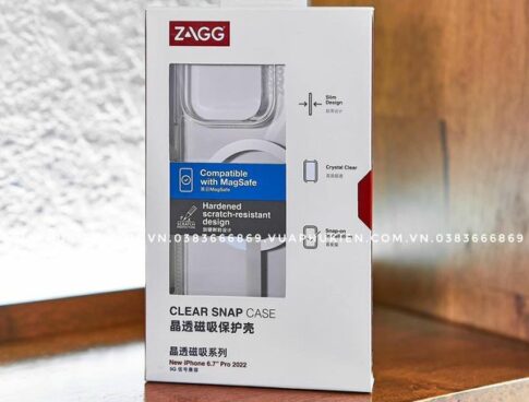 Op Lung Zagg Clear Snap Magsafe Cho Iphone 13 13 Pro 13 Pro Max Lung Cung Vien Deo Cao Cap