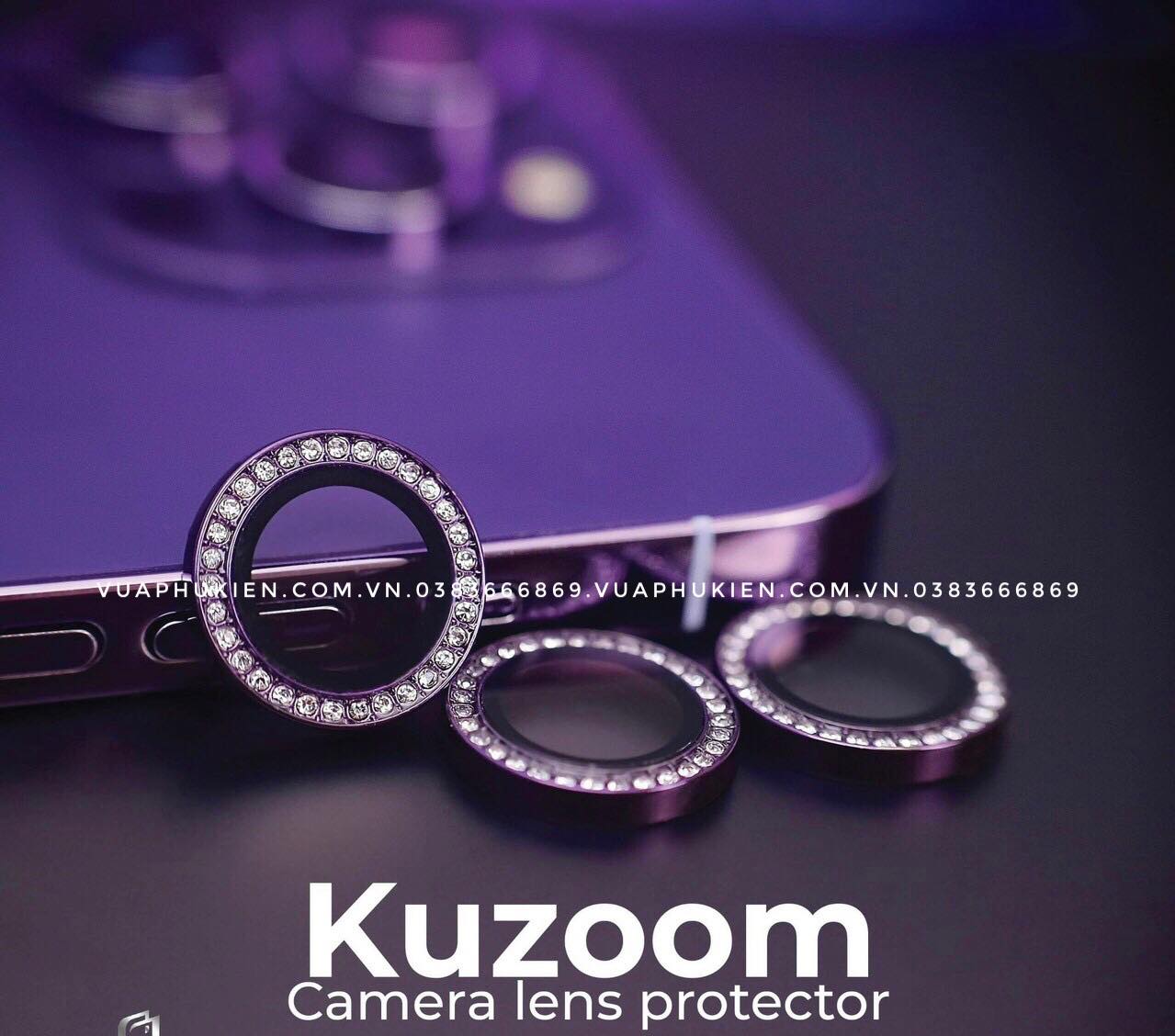 Vien Lens Diamond Premium Bao Ve Camera Iphone Kuzoom Co Khung Dan Iphone 13 13 Pro 13 Pro Max (3)