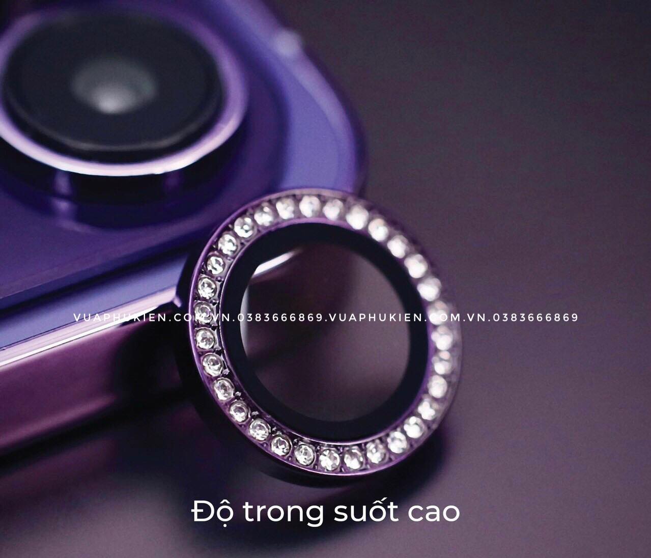 Vien Lens Diamond Premium Bao Ve Camera Iphone Kuzoom Co Khung Dan Iphone 13 13 Pro 13 Pro Max (6)