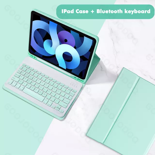 Bao Da Ipad Gen 10 10 9 Inch 2022 Smart Keyboard Kem Ban Phim Bluetooth Co Khay Dung But (1)