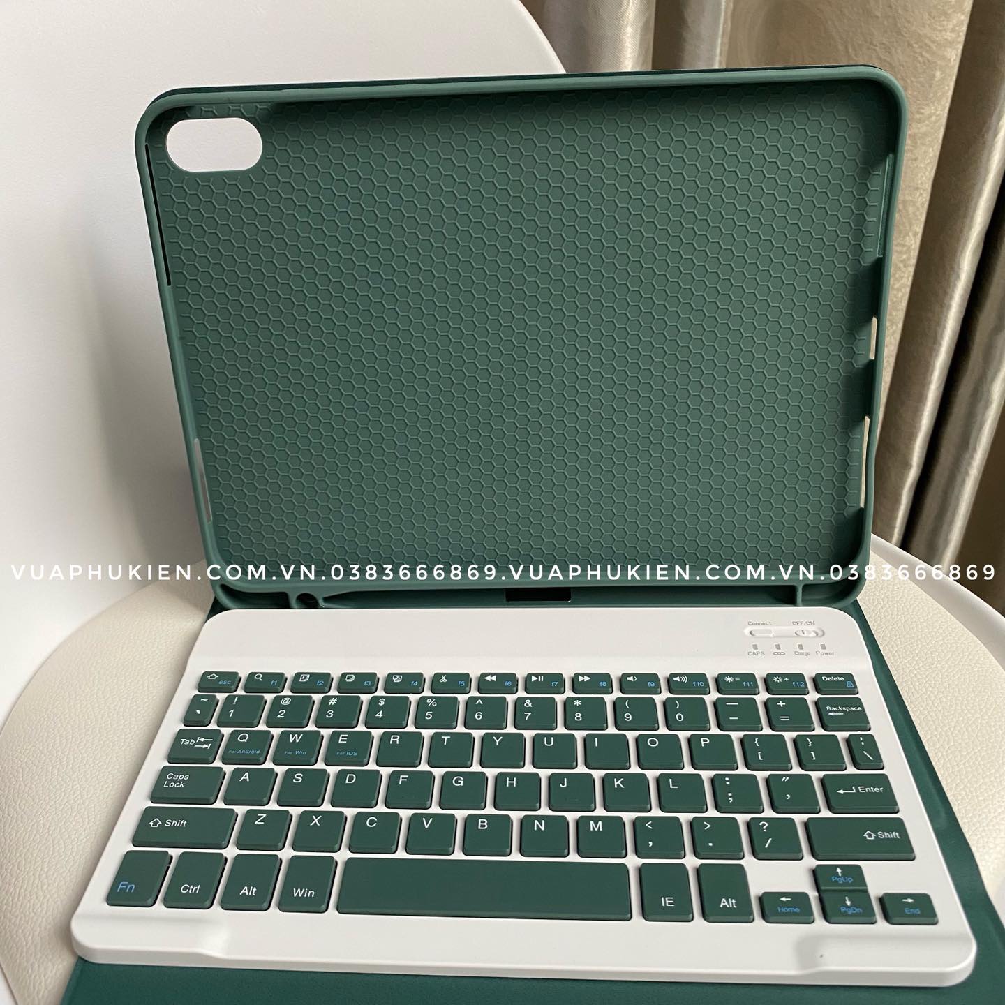 Bao Da Ipad Gen 10 10 9 Inch 2022 Smart Keyboard Kem Ban Phim Bluetooth Co Khay Dung But (11)