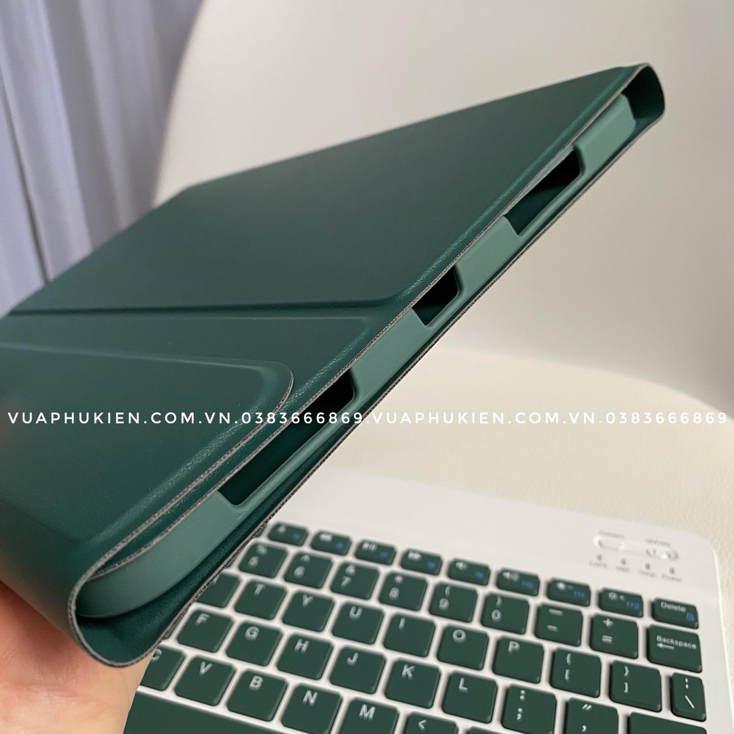Bao Da Ipad Gen 10 10 9 Inch 2022 Smart Keyboard Kem Ban Phim Bluetooth Co Khay Dung But (3)