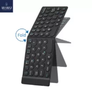 Bàn phím gập Không dây Wiwu Fold Keyboard cho máy tính bảng Pro M1 , M2 , Smart Phone tặng kèm kệ đỡ , Bao da dựng