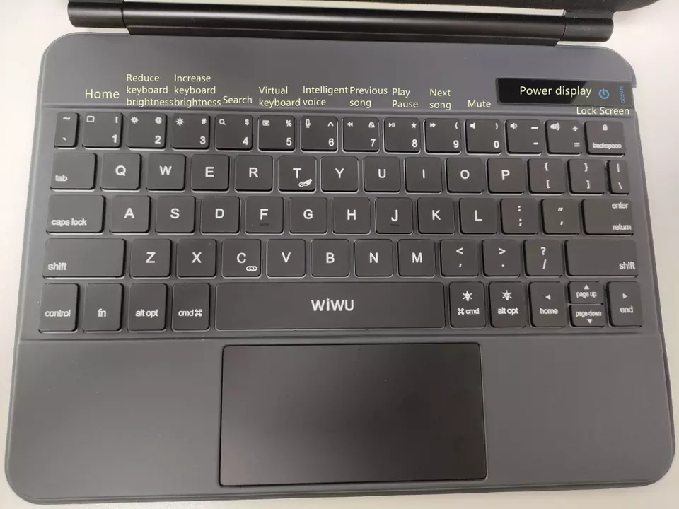 Bao Da Nam Cham Ban Phim Kem Trackpad Wiwu Magic Keyboard Cho Ipad Gen 10 10 9 Inch (7)