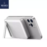 Pin , Sạc dự phòng kiêm MagSafe cho IPhone 13 Pro Max , 12 Pro Max Chính hãng WIWU Snap Cube 10.000 mAh Siêu nhỏ gọn