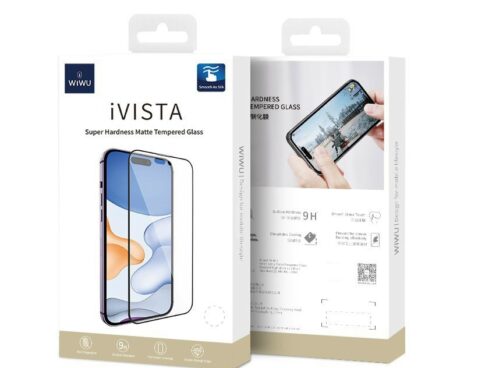 Kính Cường Lực Chống Vân Tay Có Bảo Vệ Màng Loa WIWU IVista Cho IPhone 11, 11 Pro, 11 Pro Max (1)