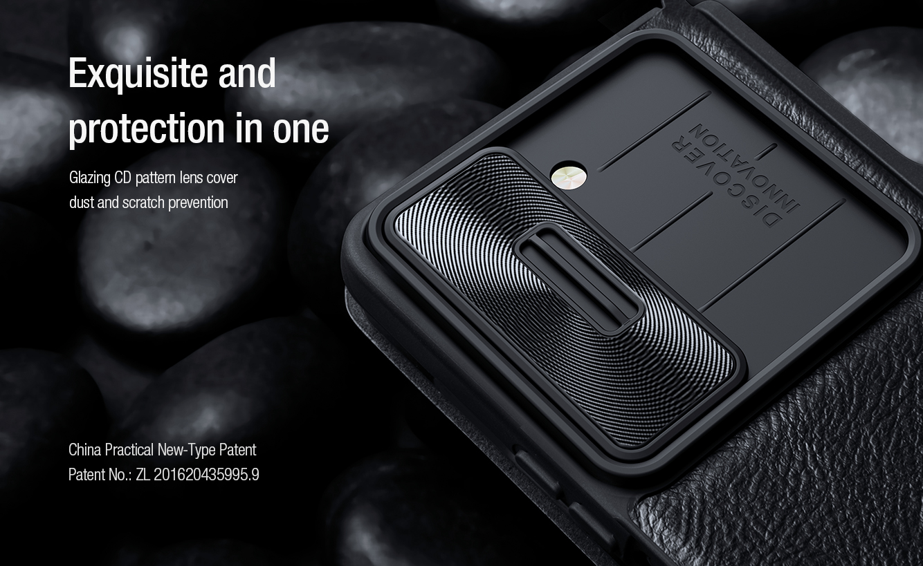 Bao Da Samsung Galaxy Z Fold 5 Fold5 Chinh Hang Nillkin Qin Pro Leather Case (5)