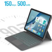 Bao da bàn phím iPad Gen 10 (10.9 inch) chính hãng Wiwu Combo Touch Keyboard Case