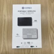 Bàn phím bluetooth COTECI Portable Wireless Smart Keyboard cao cấp (có bàn di chuột trackpad)