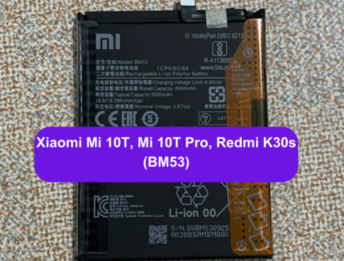 Thay Pin Xiaomi Mi 10t Mi 10t Pro Redmi K30s Bm53 Uy Tin Lay Ngay Tai Dong Da Ha Noi