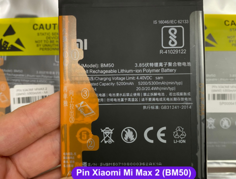 Thay Pin Xiaomi Mi Max 2 Bm50 Uy Tin Lay Ngay Tai Dong Da Ha Noi