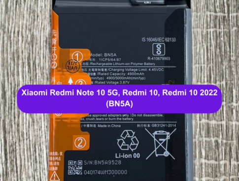 Thay Pin Xiaomi Redmi Note 10 5g Redmi 10 Redmi 10 2022 Bn5a Uy Tin Lay Ngay Tai Ha Noi