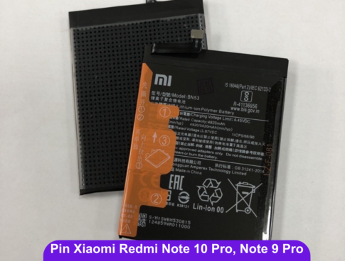 Thay Pin Xiaomi Redmi Note 10 Pro Note 9 Pro Bn53 Uy Tin Lay Ngay Tai Dong Da Ha Noi