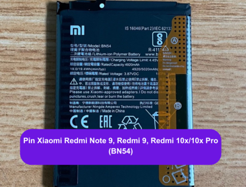 Thay Pin Xiaomi Redmi Note 9 Redmi 9 Redmi 10x 10x Pro 5g Bn54 Uy Tin Lay Ngay Tai Ha Noi