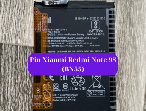 Thay Pin Xiaomi Redmi Note 9s Bn55 Uy Tin Lay Ngay Tai Dong Da Ha Noi