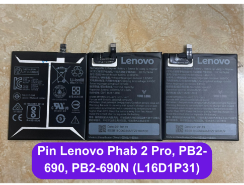 Pin Lenovo Phab 2 Pro, PB2 690, PB2 690N (L16D1P31)