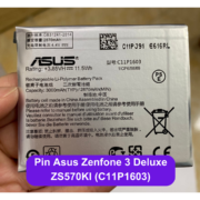 Thay pin Asus Zenfone 3 Deluxe ZS570Kl (C11P1603) lấy ngay tại Đống Đa, Hà Nội