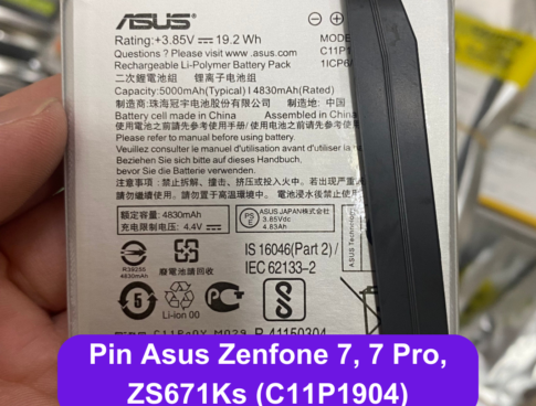 Thay Pin Asus Zenfone 7 7 Pro Zs671ks C11p1904 Lay Ngay Tai Dong Da Ha Noi