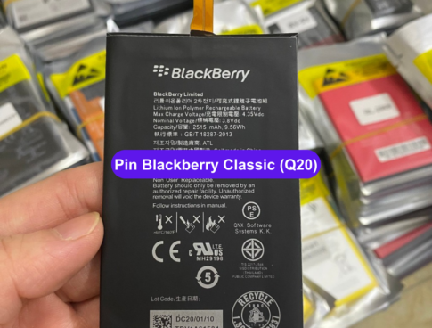 Thay Pin Blackberry Classic Q20 Uy Tin Lay Ngay Tai Dong Da Ha Noi