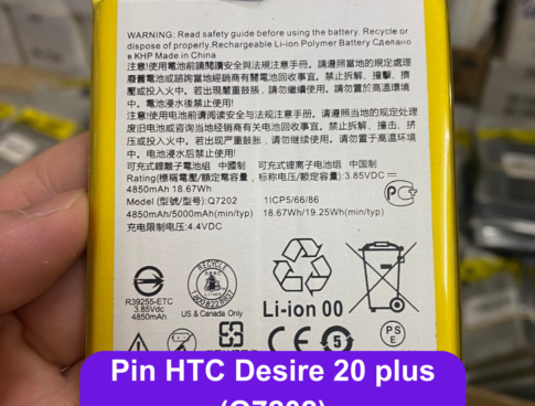 Thay Pin Htc Desire 20 Plus Q7202 Lay Ngay Tai Dong Da Ha Noi