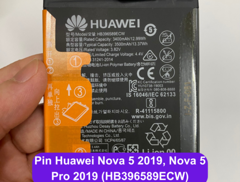 Thay Pin Huawei Nova 5 2019 Nova 5 Pro 2019 Hb396589ecw Lay Ngay Tai Dong Da Ha Noi