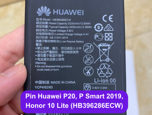 Thay Pin Huawei P20 P Smart 2019 Honor 10 Lite Hb396286ecw Lay Ngay Tai Dong Da Ha Noi