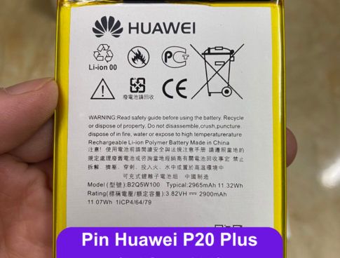 Thay Pin Huawei P20 Plus B2q5w100 Lay Ngay Tai Dong Da Ha Noi