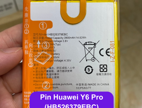 Thay Pin Huawei Y6 Pro Hb526379ebc Lay Ngay Tai Dong Da Ha Noi