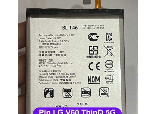 Thay Pin Lg V60 Thinq 5g Bl T46 Uy Tin Lay Ngay Tai Ha Noi