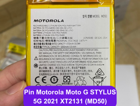 Thay Pin Motorola Moto G Stylus 5g 2021 Xt2131 Md50 Lay Ngay Tai Dong Da Ha Noi