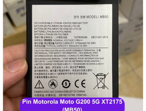 Thay Pin Motorola Moto G200 5g Xt2175 Mb50 Lay Ngay Tai Dong Da Ha Noi