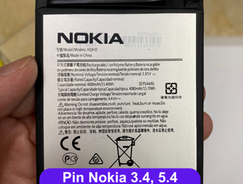 Thay Pin Nokia 3 4 5 4 Hq430 Uy Tin Lay Ngay Tai Dong Da Ha Noi