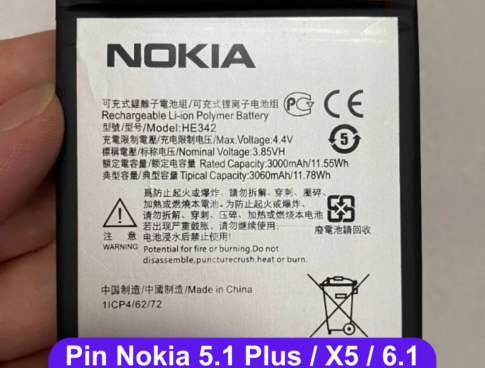 Thay Pin Nokia 5 1 Plus X5 6 1 Plus X6 He342 Uy Tin Lay Ngay Tai Dong Da Ha Noi