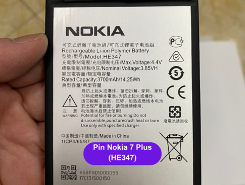 Thay Pin Nokia 7 Plus He347 Uy Tin Lay Ngay Tai Dong Da Ha Noi